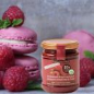 Preview: Feiner Himbeer Fruchtaufstrich im Glas mit Etikett