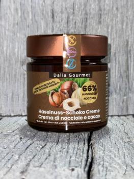Haselnuss-Schoko Creme ohne Zuckerzusatz 200g