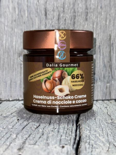 Haselnuss-Schoko Creme ohne Zuckerzusatz 200g